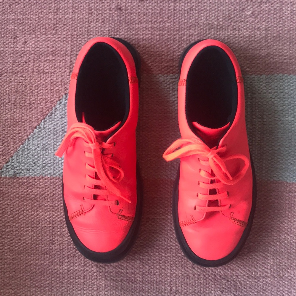 Leather camper shoes